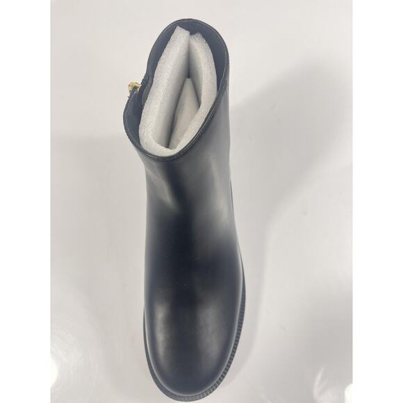 Michael Kors Mandy Bootie Boots Womens Size 8M Black Faux Leather Ankle Logo main image 4